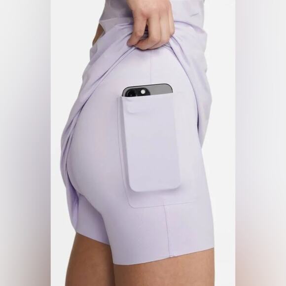 NWT Nike Purple Athleisure Tank Dress Women’s Size Large Tennis Golf Athleisure - Picture 2 of 12